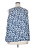 Monday Fun Blue Sleeveless Blouse Size 2X - photo 2