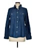 Levi's 100% Cotton Blue Long Sleeve Button-Down Shirt Size M - photo 1