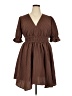 Indulge 100% Polyester Brown Casual Dress Size 2X - photo 1