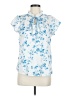 Shein Blue Short Sleeve Blouse Size M - photo 1