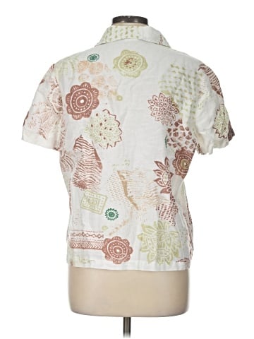 Hot Cotton Short Sleeve Blouse (view 2)