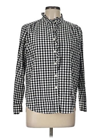 Ann Taylor Long Sleeve Button-Down Shirt (view 1)
