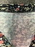 Unbranded Floral Black Short Sleeve Blouse Size M - photo 7