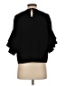 Zara Black 3/4 Sleeve Top Size S - photo 2