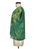 CAbi 100% Polyester Green Short Sleeve Blouse Size M - photo 5
