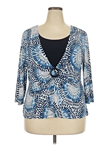 Briggs New York 3/4 Sleeve Blouse (view 1)