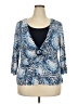 Briggs New York Blue 3/4 Sleeve Blouse Size 2X - photo 1