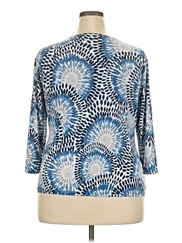 Briggs New York 3/4 Sleeve Blouse (view 2)