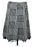 Sunny Leigh Houndstooth Gray Casual Skirt Size 8 - photo 1