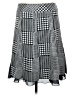 Sunny Leigh Houndstooth Gray Casual Skirt Size 8 - photo 2