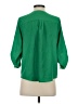 Collective Concepts 100% Polyester Green 3/4 Sleeve Blouse Size S - photo 2
