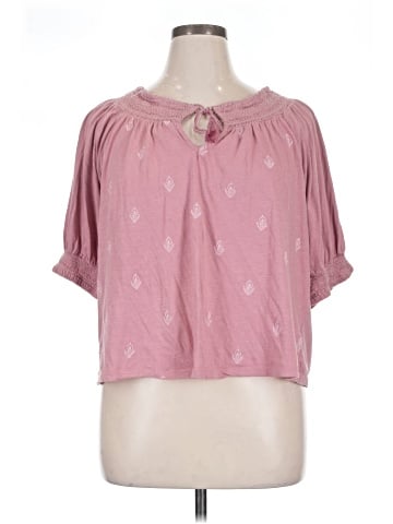 Lucky Brand Short Sleeve Blouse (view 1)
