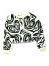 H&M 100% Acrylic Print Green Gray Pullover Sweater Size 12 - 14 - photo 1