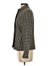 Doncaster Collection 100% Silk Houndstooth Black Silk Blazer Size 4 - photo 5