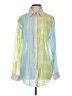 Solid & Striped 100% Cotton Color Block Green Long Sleeve Button-Down Shirt Size S - photo 1
