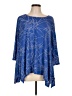 Chalet Blue 3/4 Sleeve Blouse Size L - photo 1