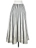 J.Crew Stripes Silver Casual Skirt Size XS - photo 2