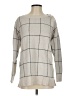 Ann Taylor LOFT 100% Cotton Plaid Gray Pullover Sweater Size S - photo 1