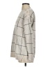 Ann Taylor LOFT 100% Cotton Plaid Gray Pullover Sweater Size S - photo 5