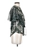 BCBGMAXAZRIA 100% Polyester Green Short Sleeve Blouse Size XS - photo 4