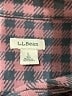 L.L.Bean Checkered-gingham Burgundy Long Sleeve Blouse Size L - photo 7
