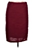 Renee C. Solid Burgundy Formal Skirt Size L - photo 1