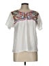 Unbranded White Short Sleeve Blouse Size L (estimated) - photo 1