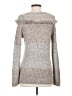 White House Black Market Tweed Silver Pullover Sweater Size S - photo 2