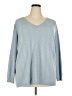 BLOOMCHIC Chevron-herringbone Blue Pullover Sweater Size 18 - 20 - photo 1