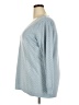 BLOOMCHIC Chevron-herringbone Blue Pullover Sweater Size 18 - 20 - photo 5