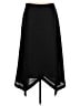 DKNY 100% Polyester Solid Black Formal Skirt Size 12 - photo 2