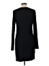 BP. Solid Black Casual Dress Size L - photo 2