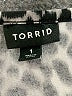 Torrid Animal Print Black Long Sleeve Blouse Size 1X Plus (1) - photo 7