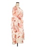 Just Fab 100% Polyester Floral Orange Casual Dress Size 2X - photo 4