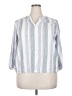 Splendid Silver Long Sleeve Polo Size XXL - photo 1