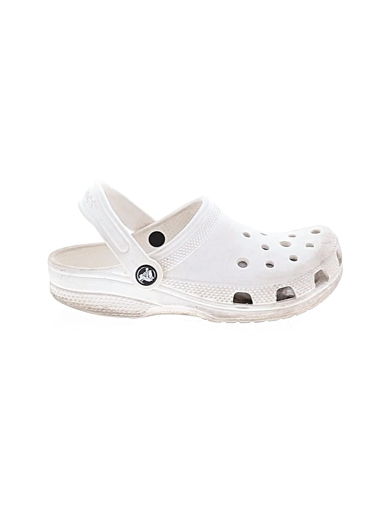 Pre-owned Crocs Kids' Clogs In White