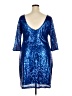 My Michelle 100% Polyester Blue Cocktail Dress Size 18 - photo 2