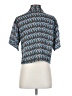 PrAna Teal Short Sleeve Blouse Size XS - photo 2