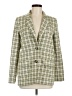 Topshop Plaid Green Blazer Size 6 - photo 1