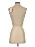 Cider Solid Tan Sleeveless Top Size XXS - photo 2