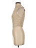 Cider Solid Tan Sleeveless Top Size XXS - photo 5