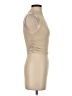 Cider Solid Tan Sleeveless Top Size XXS - photo 4