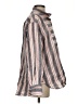 FRAME 100% Linen Stripes Gray Long Sleeve Blouse Size S - photo 4