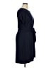 Chaps Solid Blue Casual Dress Size XL - photo 4