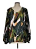 Unbranded Green 3/4 Sleeve Blouse Size L - photo 1