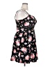 No Boundaries 100% Polyester Floral Black Casual Dress Size XXL - photo 4