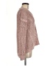 DKNY Jeans Metallic Pink Pullover Sweater Size M - photo 4