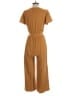 TeXTURE & THREAD Madewell Solid Brown Jumpsuit Size XS - photo 2