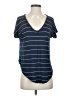 Alya Blue Short Sleeve Top Size S - photo 1