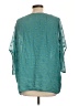 Grizas Teal Blouse Size L - photo 2